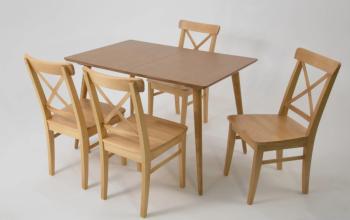 Стол ZiP-mebel Монте 120 со стульями Ингольф