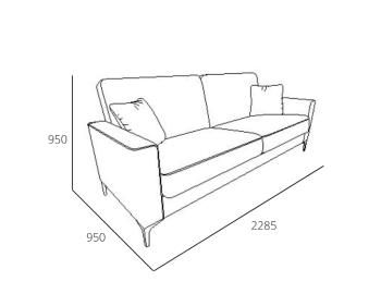 Диван-кровать Сильва Алекс 3т Модель 047