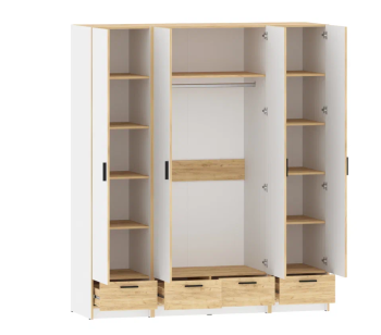 Шкафная группа Сильва Оттавия комплектация 3 (НМ 011.80+НМ 011.20+НМ 011.20)