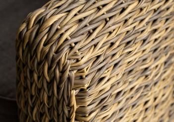 Диван из искусственного ротанга (гиацинт) трехместный 4sis Кальяри