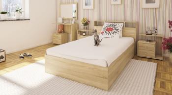 Кровать СВК Камелия 1200 + две тумбы