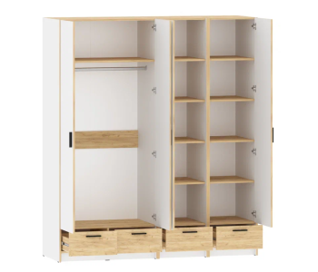 Шкафная группа Сильва Оттавия комплектация 5 (НМ 011.80+НМ 011.20+НМ 011.20)