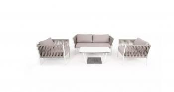 Лаунж-зона плетеная из роупа 4-местная 4sis