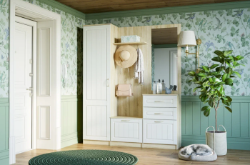 Прихожая Сильва Оливия комплектация 1 (НМ 014.71 ЛВ+НМ 040.59+НМ 040.47+НМ 040.49+НМ 040.45)