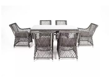 Обеденная группа плетеная 4sis Латте-160 L