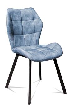 ВЕЛЮР ЛАГУНА, черный муар