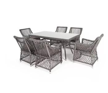 Обеденная группа плетеная 4sis Латте-160 L