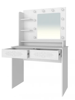 Туалетный столик с зеркалом Compass Ассоль Лайт ТСН-5