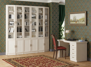 Кабинет Олимп Оливия комплектация 1 (ПКС-6+В-19+В-17+В-17+В-21+В-21)