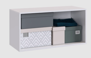 Антресоль двухдверная Мебельсон L800 Баско