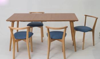 Стол ZiP-mebel Монте 120 со стульями Франк