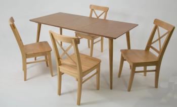 Стол ZiP-mebel Монте 120 со стульями Ингольф