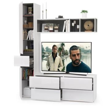 Гостиная Mobi Сидней Комплектация № 14 13.63 + 15.57 + 13.202