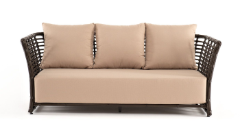 Диван из искусственного ротанга трехместный 4sis Валенсия