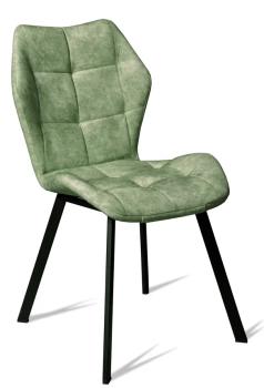 ВЕЛЮР МОХИТО, черный муар