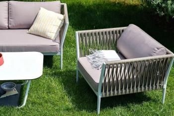 Лаунж-зона плетеная из роупа 4-местная 4sis