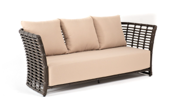 Диван из искусственного ротанга трехместный 4sis Валенсия