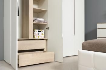 Шкаф Mobi Муссон 13.198 + 13.349 Стеллаж + 13.198 Шкаф