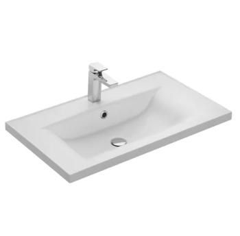 Тумба с раковиной Aquaton Римини 80 NEW/Раковина Айрис 80