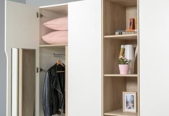 Шкаф Mobi Муссон 13.198 + 13.349 Стеллаж + 13.198 Шкаф