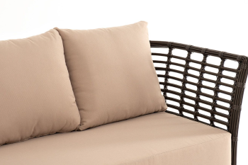 Диван из искусственного ротанга трехместный 4sis Валенсия