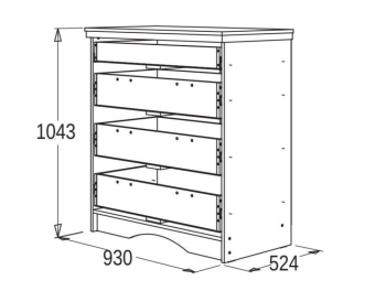Комод FANT Ольга 10