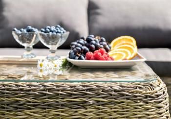 Лаунж-зона из искусственного ротанга (гиацинт) 4sis Кальяри