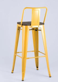 Стул барный STOOL GROUP TOLIX WOOD со спинкой