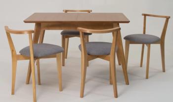 Стол ZiP-mebel Сканди 120 со стульями Франк