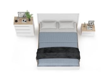 Кровать Mobi Муссон 11.28 + Тумба 16.03 + Комод 13.97