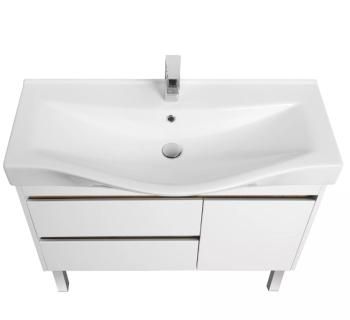 Тумба с раковиной Aquaton Нортон 100/раковина Беверли 100