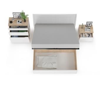 Кровать Mobi Муссон 11.28 + Тумба 16.03 + Комод 13.97