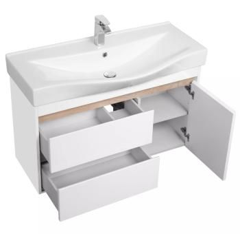 Тумба с раковиной Aquaton Нортон 100/раковина Беверли 100