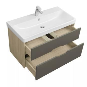 Тумба с раковиной Aquaton Оливия 90/Раковина Адриана 90