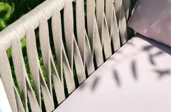 Лаунж-зона плетеная из роупа 5-местная 4sis