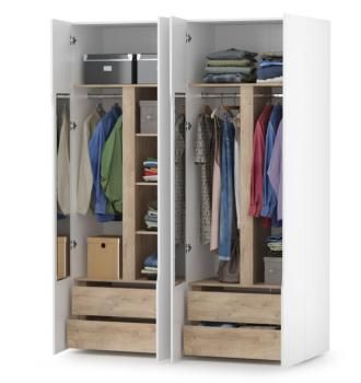 Шкаф двухстворчатый Mobi Муссон 13.198 + 13.198 Шкаф двухстворчатый