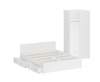 Кровать с ящиками СВК 1600 + Шкаф угловой Стандарт