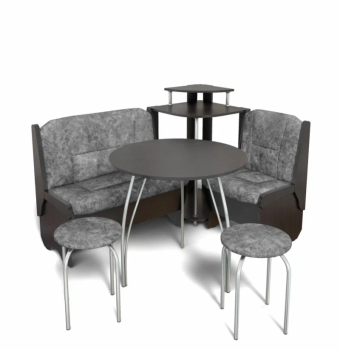 Венге, Велюр графит,, серебро