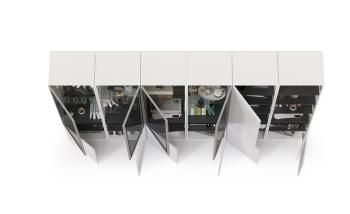 Гостиная Mobi Сидней Комплектация № 19 13.201 4шт + 13.200 2шт