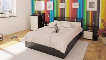 Кровать СВК Камелия 1400 + две тумбы