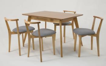 Стол ZiP-mebel Сканди 120 со стульями Франк