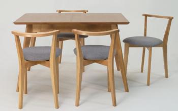 Стол ZiP-mebel Сканди 120 со стульями Франк