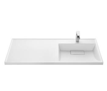 Тумба с раковиной Aquaton Лондри 60/Раковина Лондри 120 правая