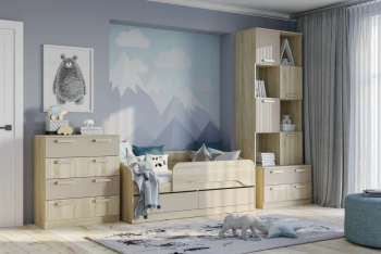 Детская Сильва Акварель комплектация 4 (НМ 013.10 + НМ 041.54 + НМ 013.71-01)