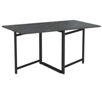 Мрамор черный/металл: черный