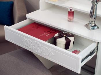 Туалетный столик с зеркалом Compass Ассоль Лайт ТСН-4