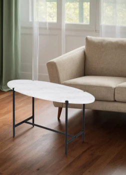 Стол журнальный Мебелик МеталлАрт М025