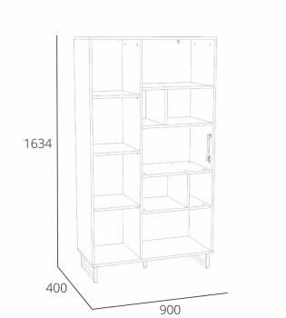 Шкаф комбинированный Сильва Фолк НМ 014.58