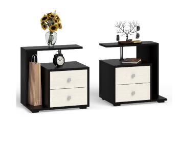 Кровать СВК Камелия 1400 + две тумбы