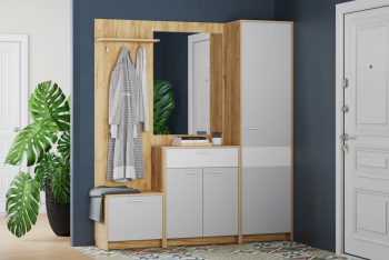 Прихожая Сильва Нортон комплектация 2 (НМ 013.76+НМ 013.12+НМ 013.23+НМ 013.39+НМ 040.73)